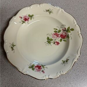 Rosenthal Courtship Rim Soup Bowl 8 1/2” pompadour selb Germany